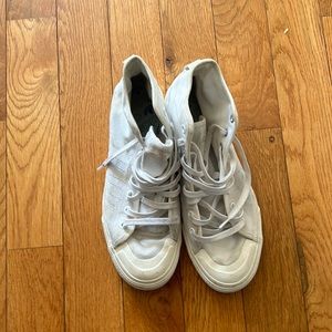 Adidas Men’s Nizza High Top Shoe, Size 11 Mens Cloud White